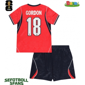 England Anthony Gordon #18 Bortaställ Barn VM 2026 Kortärmad (+ Korta byxor)